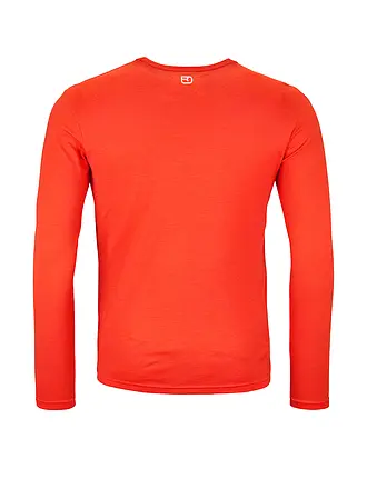 ORTOVOX | Maglietta funzionale da uomo 185 Merino Brand Outline | orange